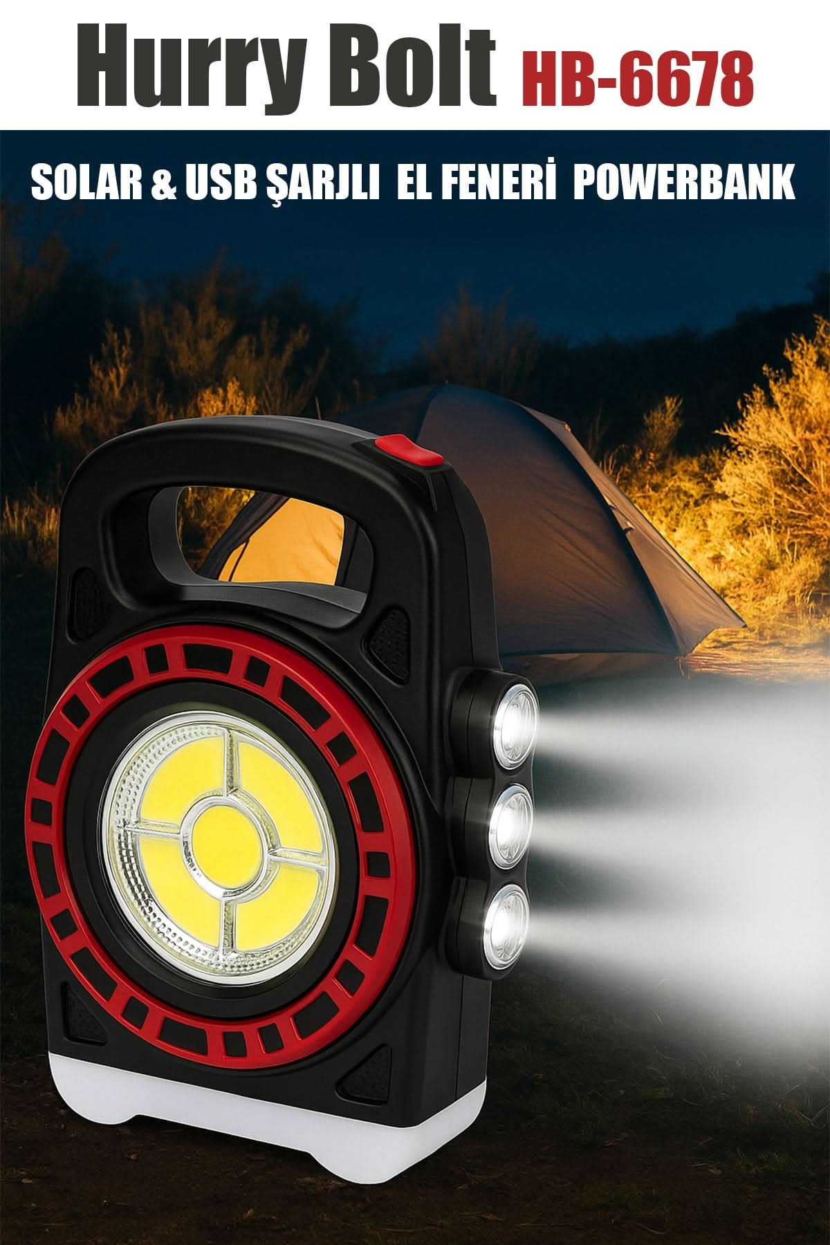 🔦HURRY BOLT EL FENERİ VE POWERBANK - dibidip