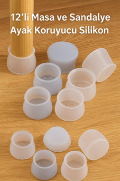🪑MASA VE SANDALYE AYAK KORUYUCU SİLİKON - dibidip