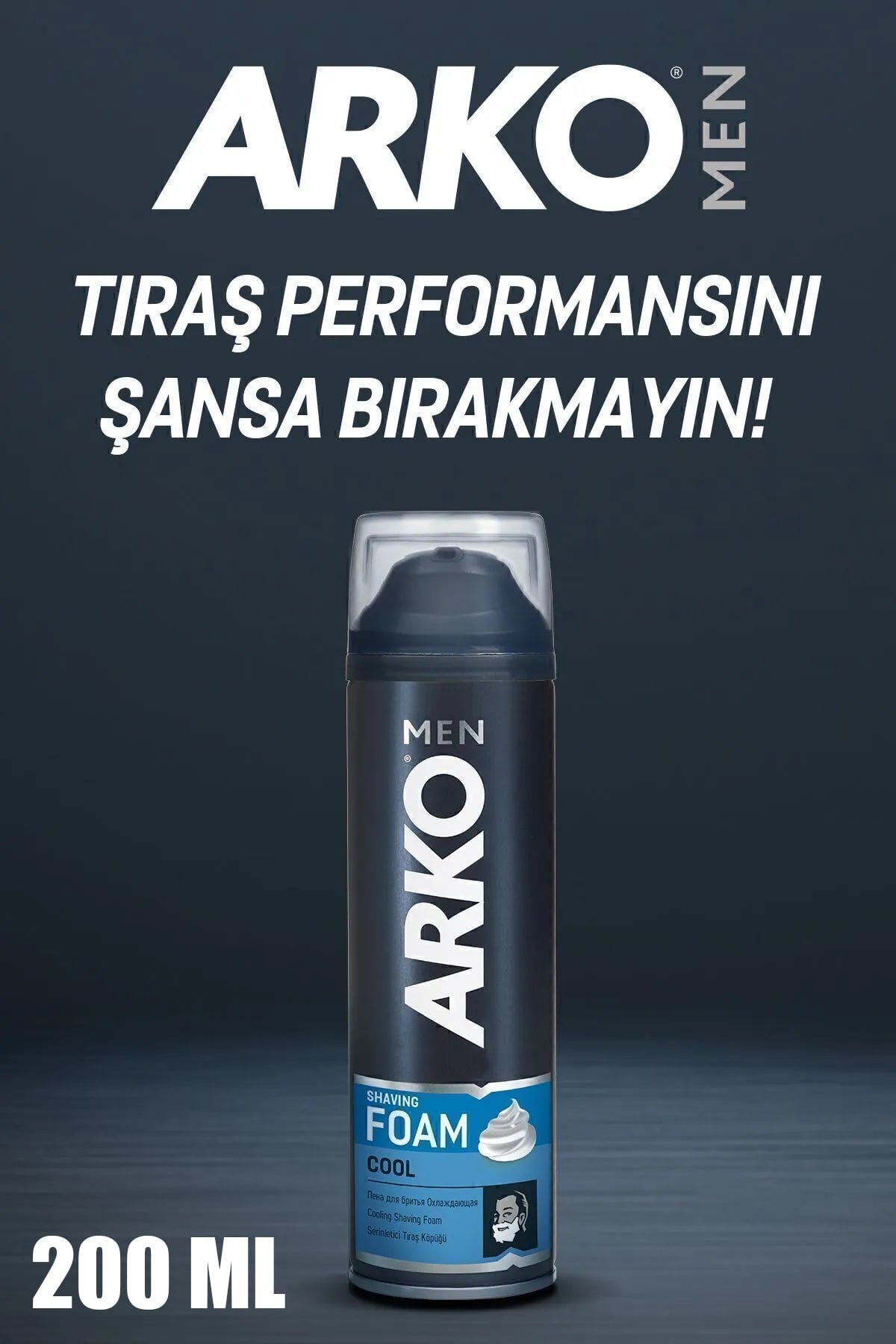 🪒ARKO MEN COOL TIRAŞ KÖPÜĞÜ - dibidip 