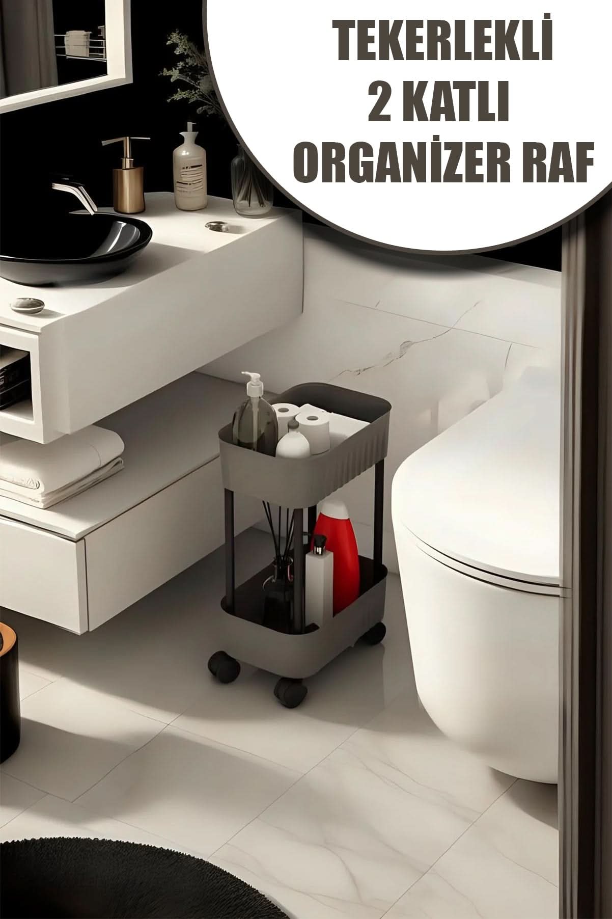 🏠2 KATLI ÇOK AMAÇLI ÇOK ORGANİZER RAF - dibidip 