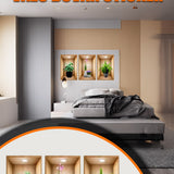 🖼️3D ÇİÇEK VAZO DUVAR STİCKER - dibidip 