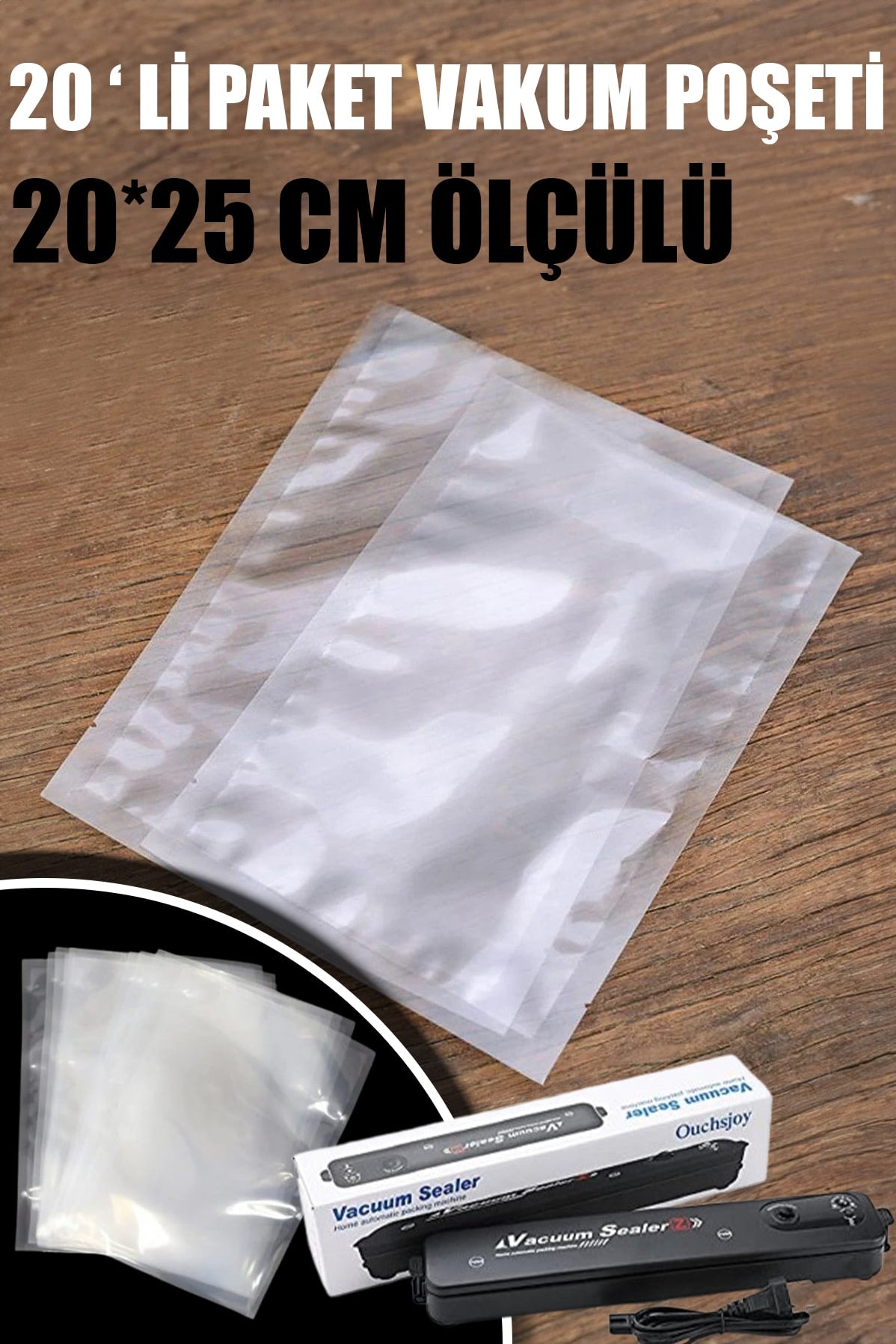 📦20 Lİ PAKET VAKUM POŞETİ - dibidip 