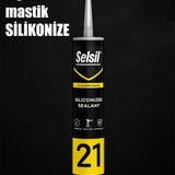 🖤SELSİL SİYAH MASTİK SİLİKONİZE - dibidip 