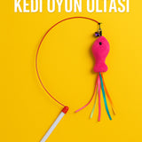 🐟90 CM BALIKLI KEDİ OYUN OLTASI - dibidip 
