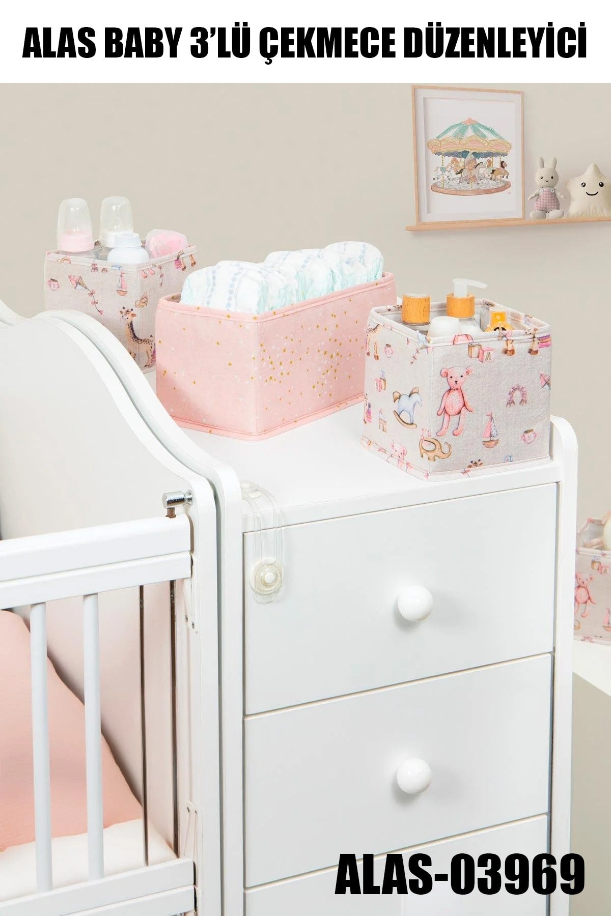 ALAS-03969 BABY 3 LÜ ÇEKMECE DÜZENLEYİCİ - dibidip 