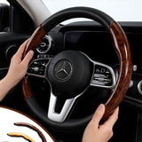 🚗AHŞAP TASARIMLI DİREKSİYON KILIFI - dibidip 