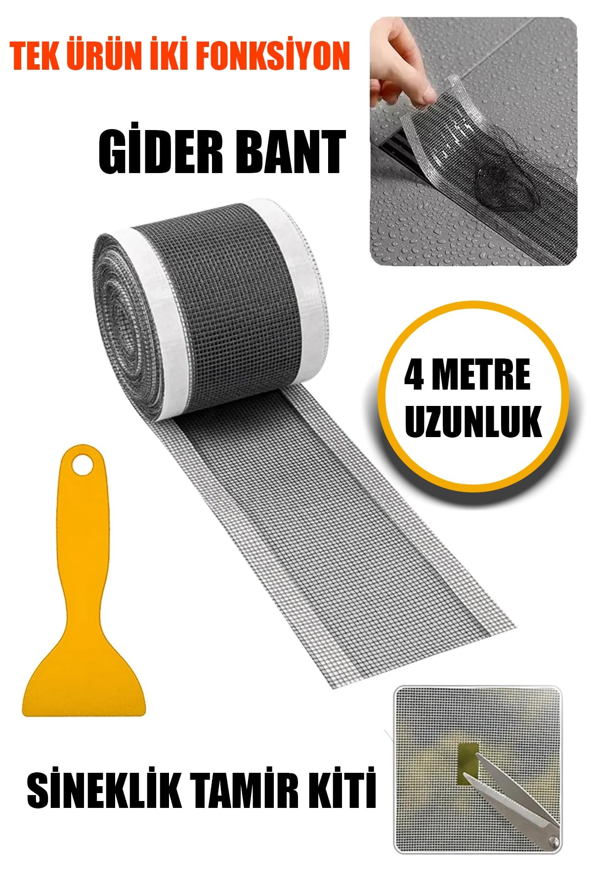 🌀ÇOK AMAÇLI GİDER BANT VE SİNEKLİK TAMİR KİTİ - dibidip 