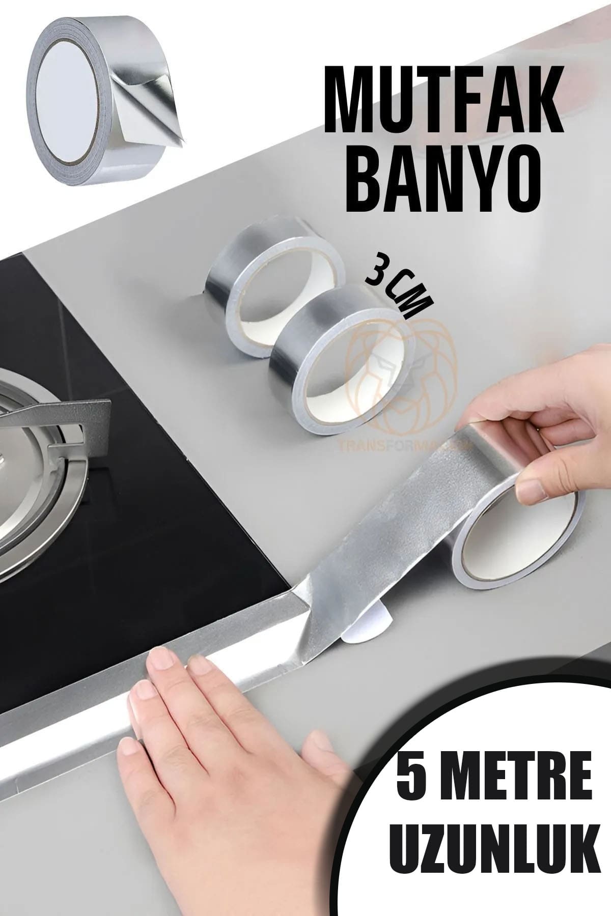 ✂️YAPIŞKANLI ALÜMİNYUM SU SIZDIRMAZ BANT - dibidip 