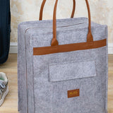 ALAS-04263 DERİ KULPLU AYAKKABI SEYAHAT ÇANTASI - dibidip 