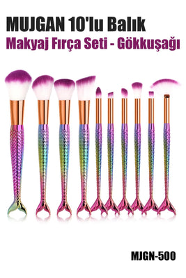 10 LU MAKYAJ FIRÇA SETİ