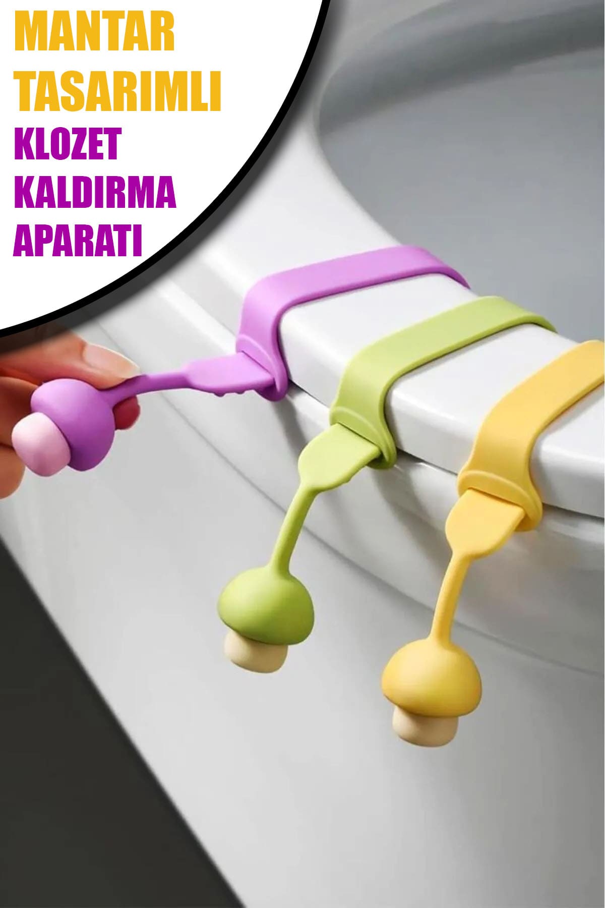 🍄MANTAR TASARIMLI KLOZET KALDIRMA APARATI - dibidip 