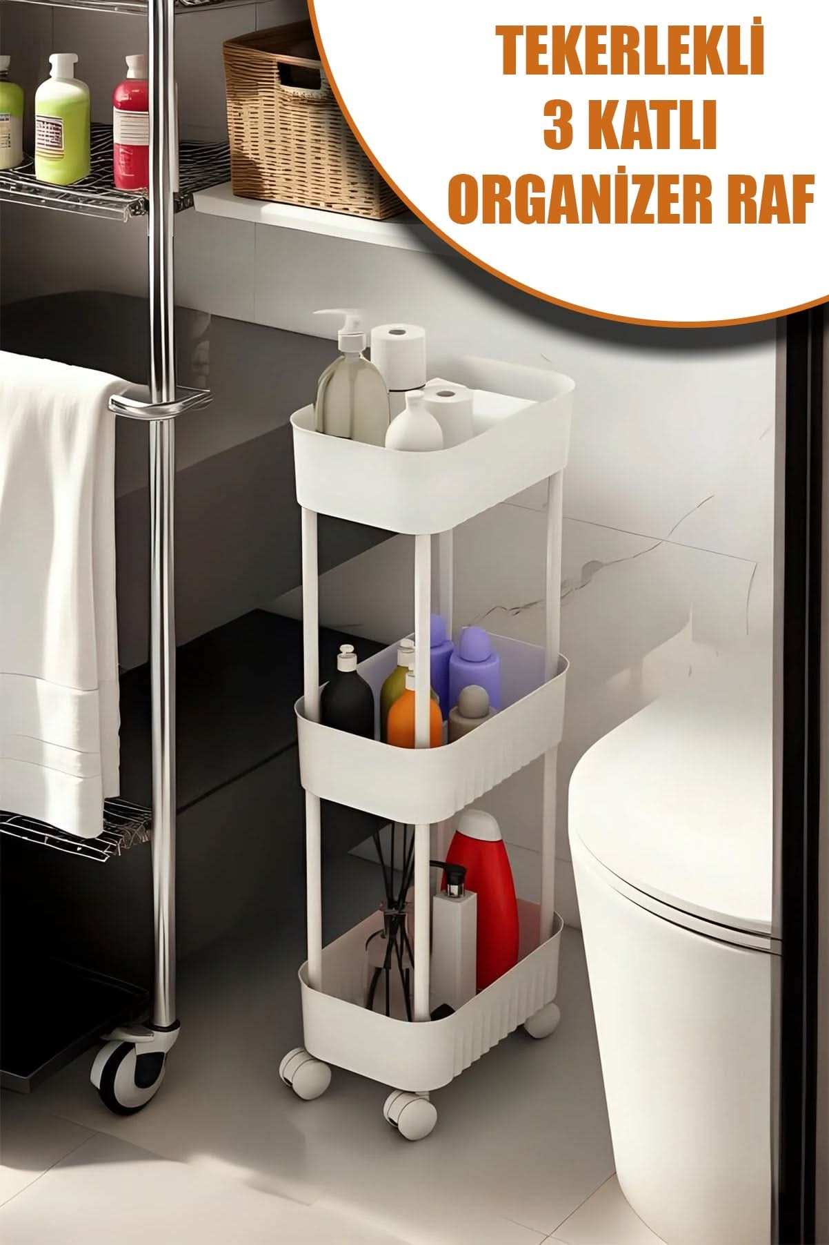✨ ÜÇ KATLI BÜYÜK BOY ÇOK AMAÇLI ORGANİZER ✨ - dibidip