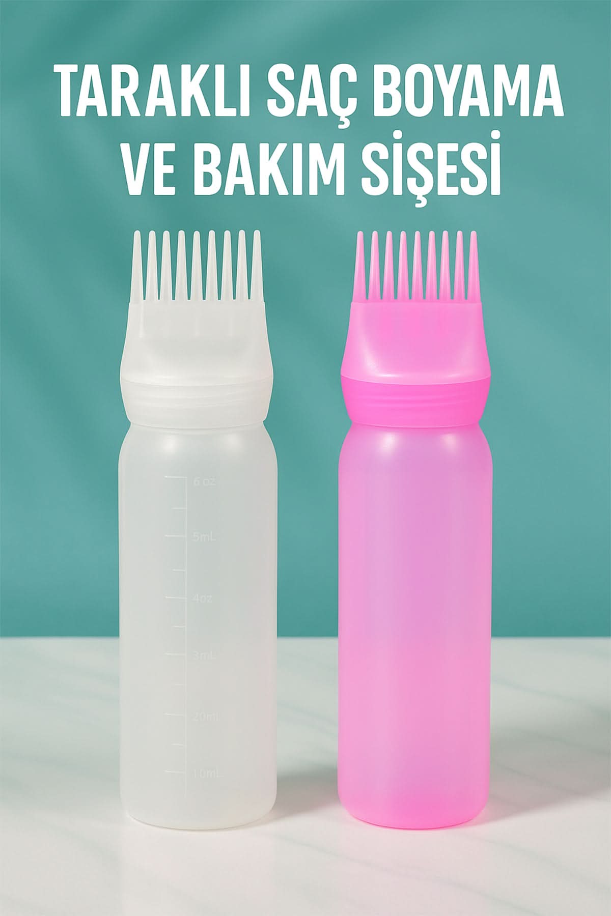 💇TARAKLI SAÇ BOYAMA VE BAKIM ŞİŞESİ - dibidip 