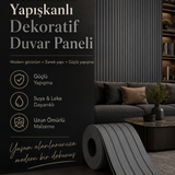 Kendinden Yapışkanlı Isı Ses Yalıtımlı 3D Ahşap Dokulu Duvar Paneli 30x275 cm-0,85 m²
