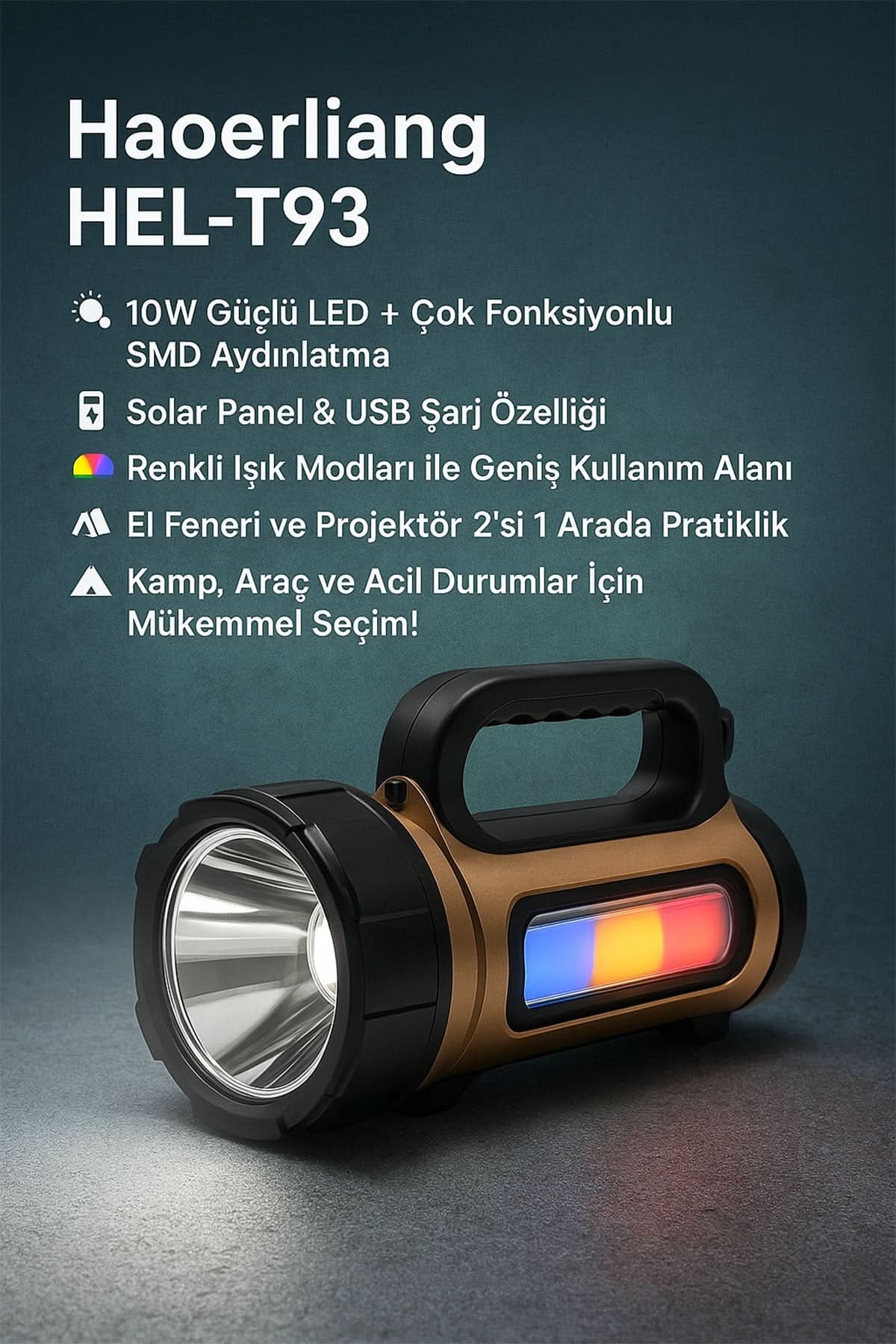 🚀HAOERLIANG EL FENERİ - dibidip
