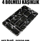 🖤BARONESS MERMER DESENLİ 4 BÖLMELİ KAŞIKLIK - dibidip 