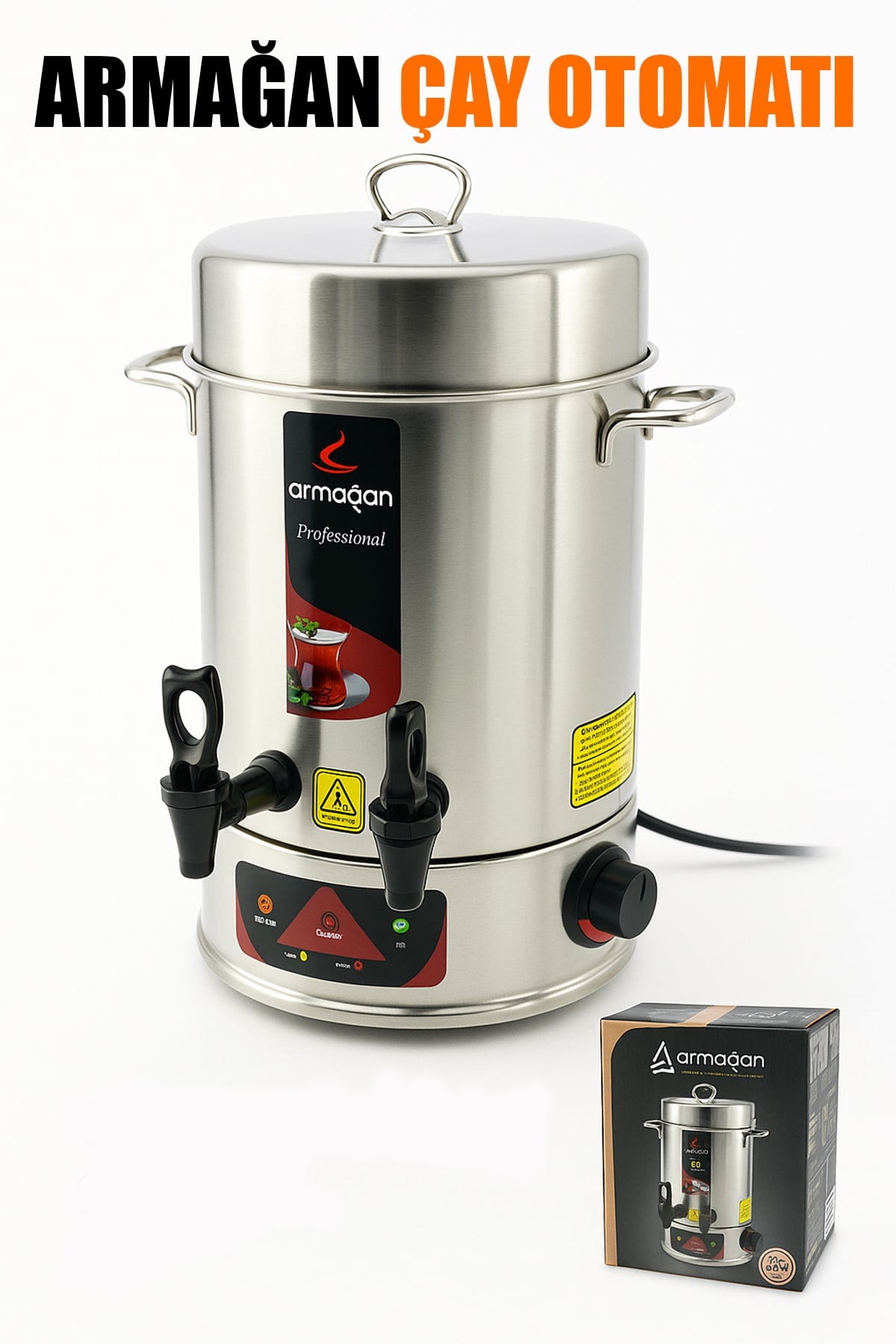🥤ARMAĞAN 60 BARDAKLIK ELEKTRİKLİ SEMAVER - dibidip 