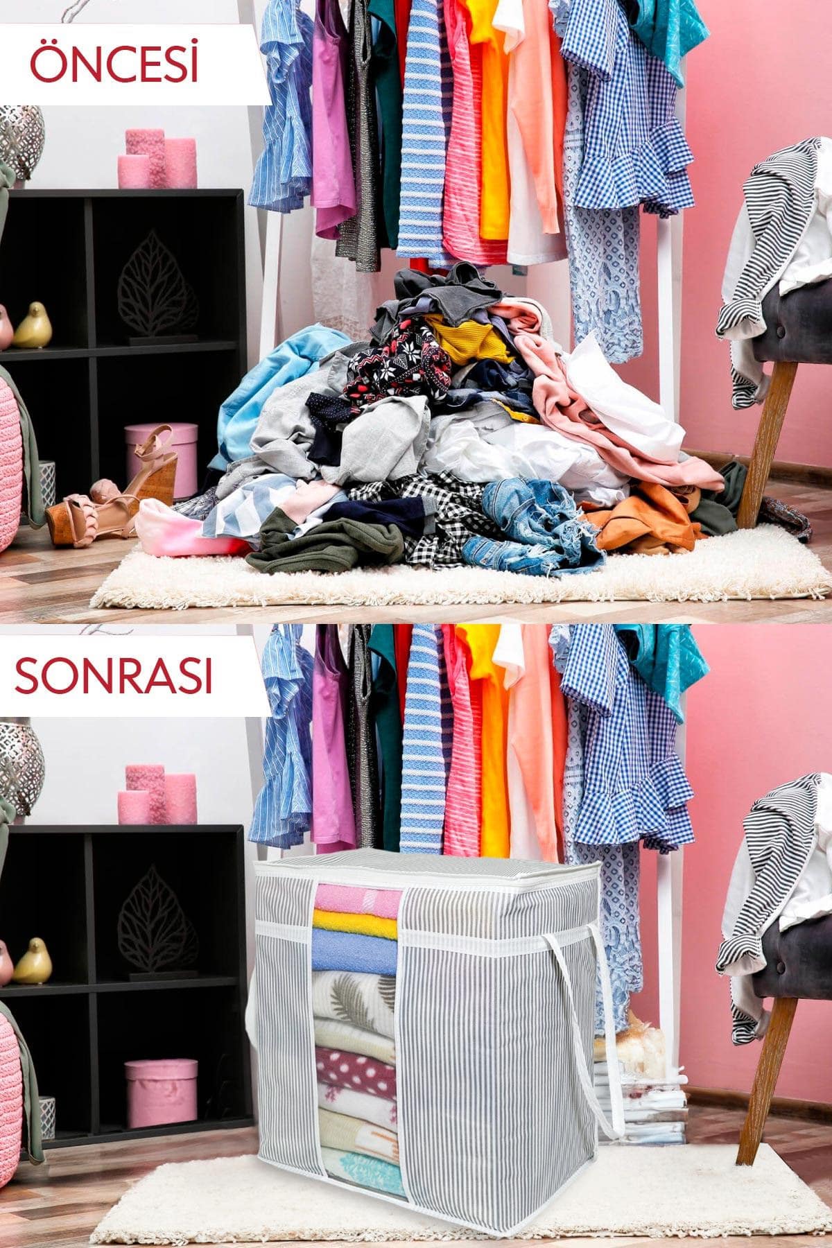 ALAS-00036 PENCERELİ SAKLAMA ÇANTASI - dibidip 