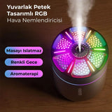 🌈YUVARLAK RGB BUHAR MAKİNESİ - dibidip
