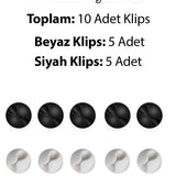 🪄10'LU KABLO SABİTLEME KLİPS - dibidip 
