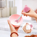 🌸CİLT BAKIM FIRÇASI VE MASKE SPATULASI - dibidip