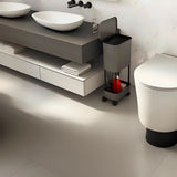 🗑️TEKERLEKLİ RAFLI ORİGA ÇÖP KOVASI - dibidip 