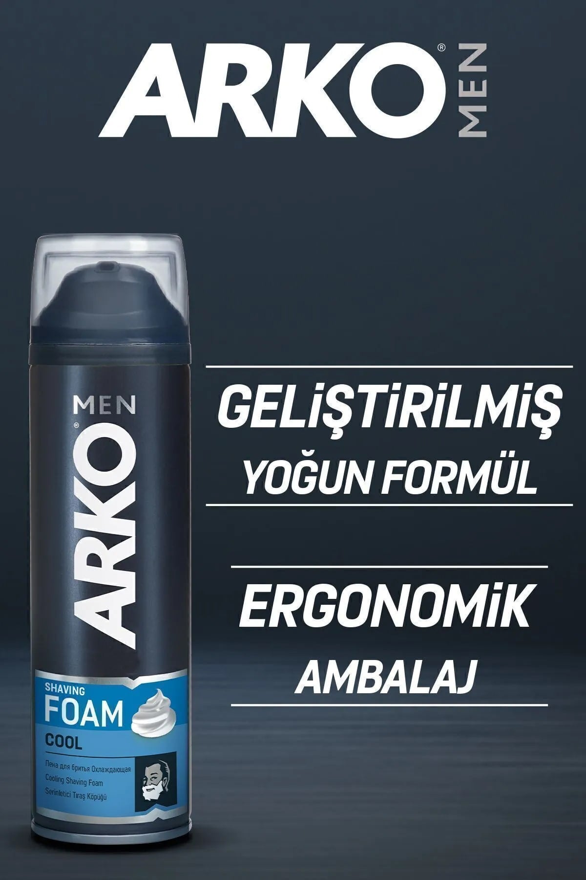 🪒ARKO MEN COOL TIRAŞ KÖPÜĞÜ - dibidip 