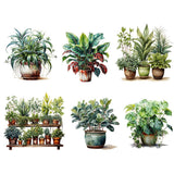 🌼SAKSI ÇİÇEKLİ TASARIMLI YAPIŞKANLI STİCKER - dibidip 