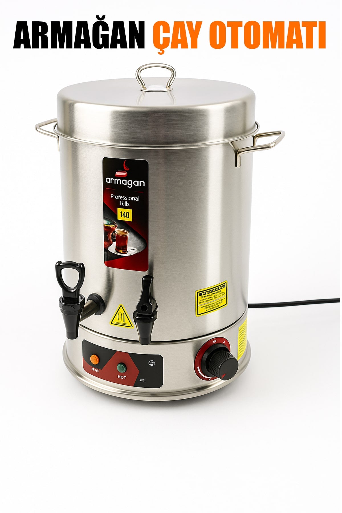 🥤ARMAĞAN 160 BARDAKLIK ELEKTRİKLİ SEMAVER - dibidip 