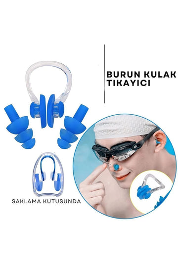 🏊KULAK VE BURUN TIKACI HAVUZ SET