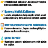 🛠️SELSİL-2550 ŞEFFAF GENEL AMAÇLI TÜP SİLİKON - dibidip 