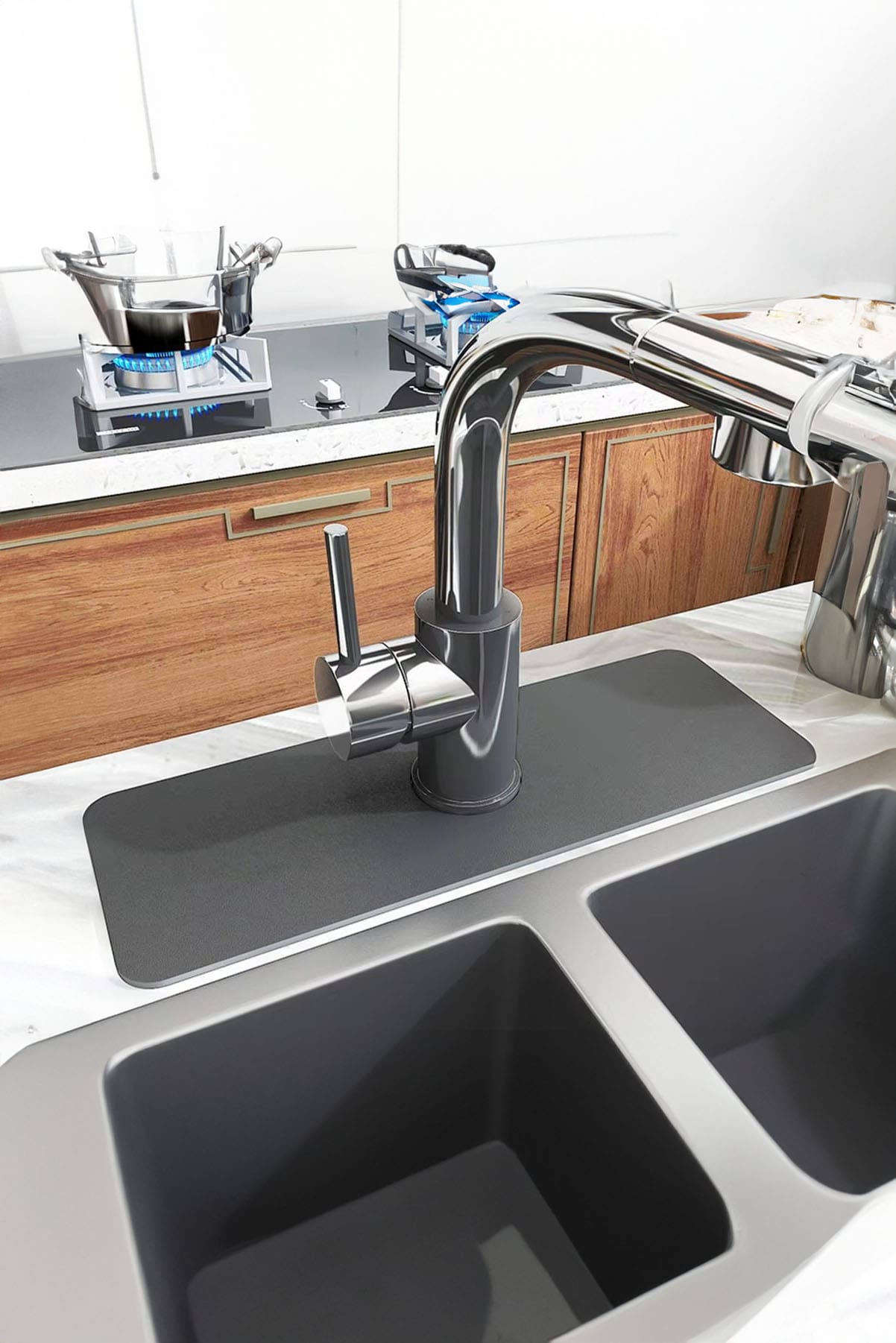 💧SU EMİCİ LAVABO KENAR MATI - dibidip 