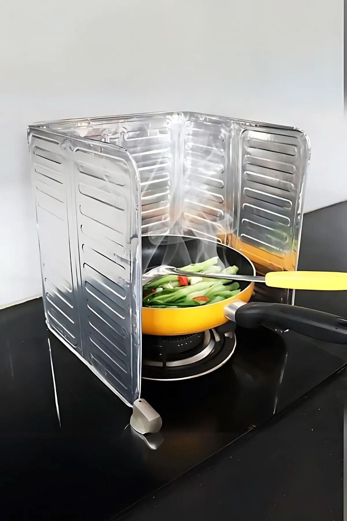 🍳OCAK KENARI YAĞ KORUYUCU ALÜMİNYUM - dibidip 