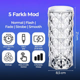 KRİSTAL MASA LAMBASI