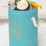 ALAS-07318 BABY YUVARLAK TORBALI SEPET MAVİ - dibidip 