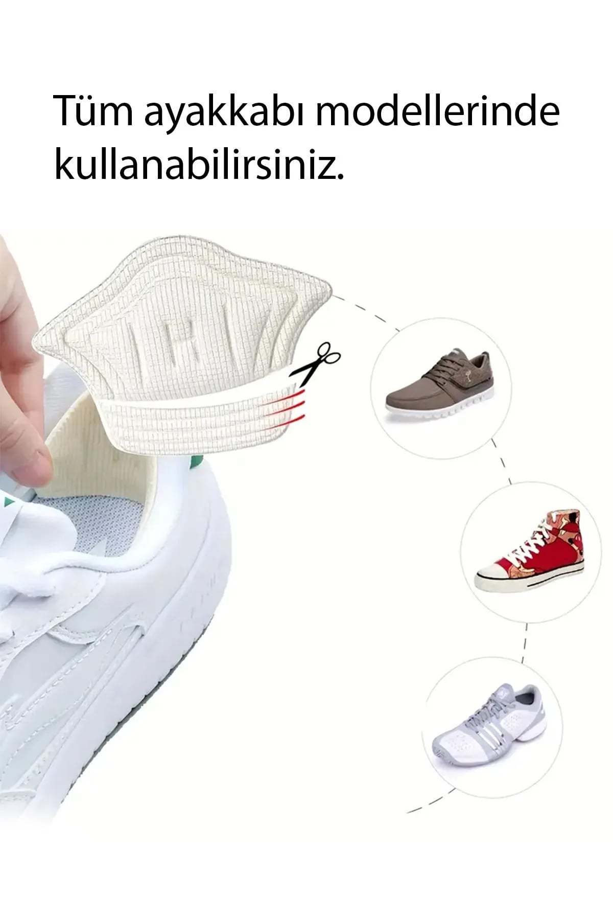 👠TAÇ ŞEKİLLİ TOPUK DARALTMA VE VURMA ÖNLEYİCİ - dibidip 