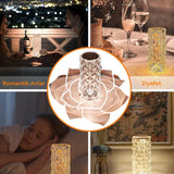 KRİSTAL MASA LAMBASI