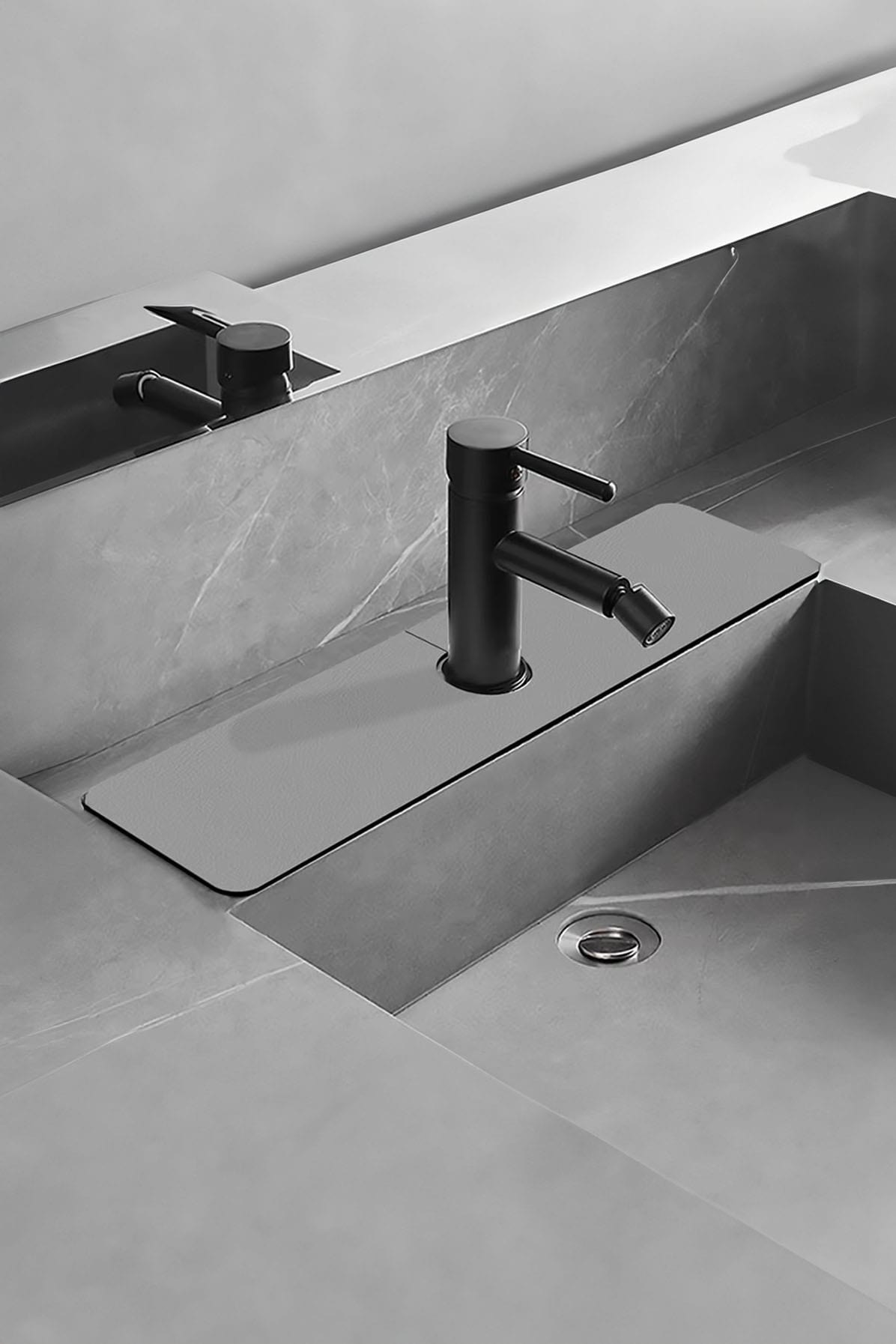 💧SU EMİCİ LAVABO KENAR MATI - dibidip 