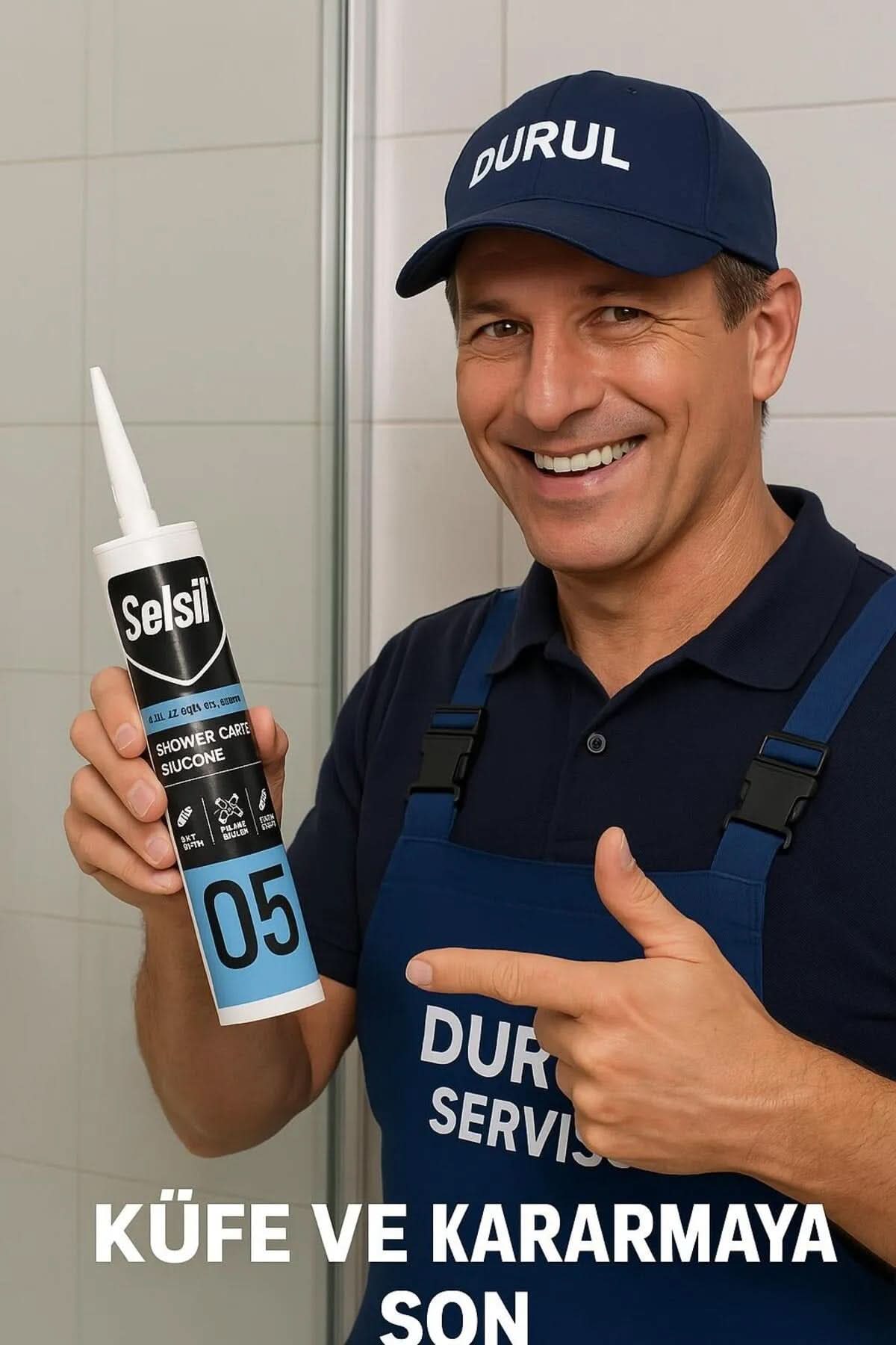 🛁SELSİL 05 ŞEFFAF MUTFAK BANYO SİLİKONU - dibidip