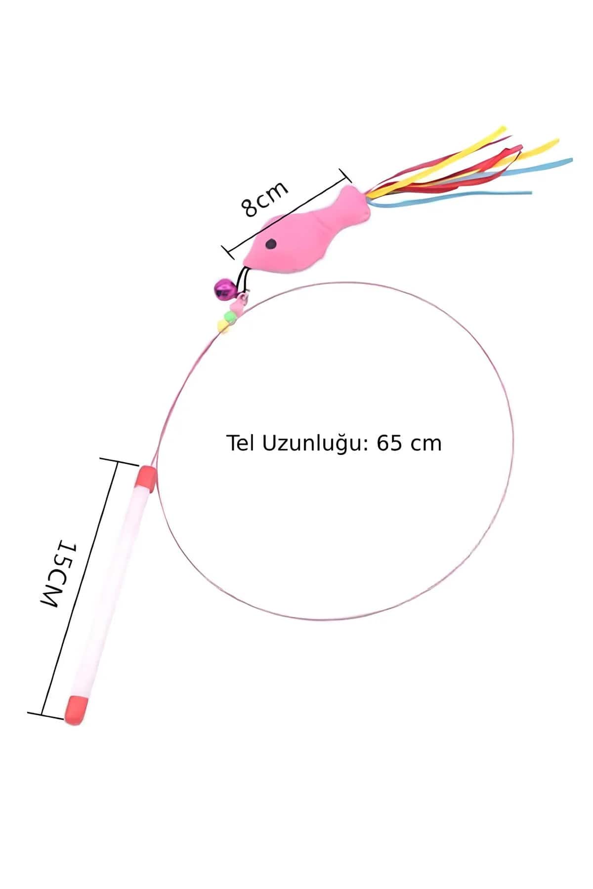 🐟90 CM BALIKLI KEDİ OYUN OLTASI - dibidip 