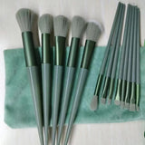 13 LÜ YEŞİL FIRÇA SETİ