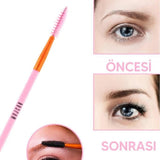 ÇİFT TARAFLI KAŞ VE KİRPİK FIRÇASI