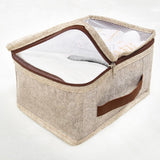 ALAS-07561 DERİLİ 6'LI BAVUL İÇİ SEYAHAT ÇANTASI BEJ - dibidip 