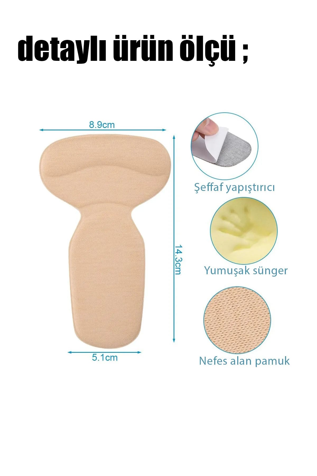 👟T TABAN DESTEKLİ VURMA ÖNLEYİCİ PAD - dibidip 