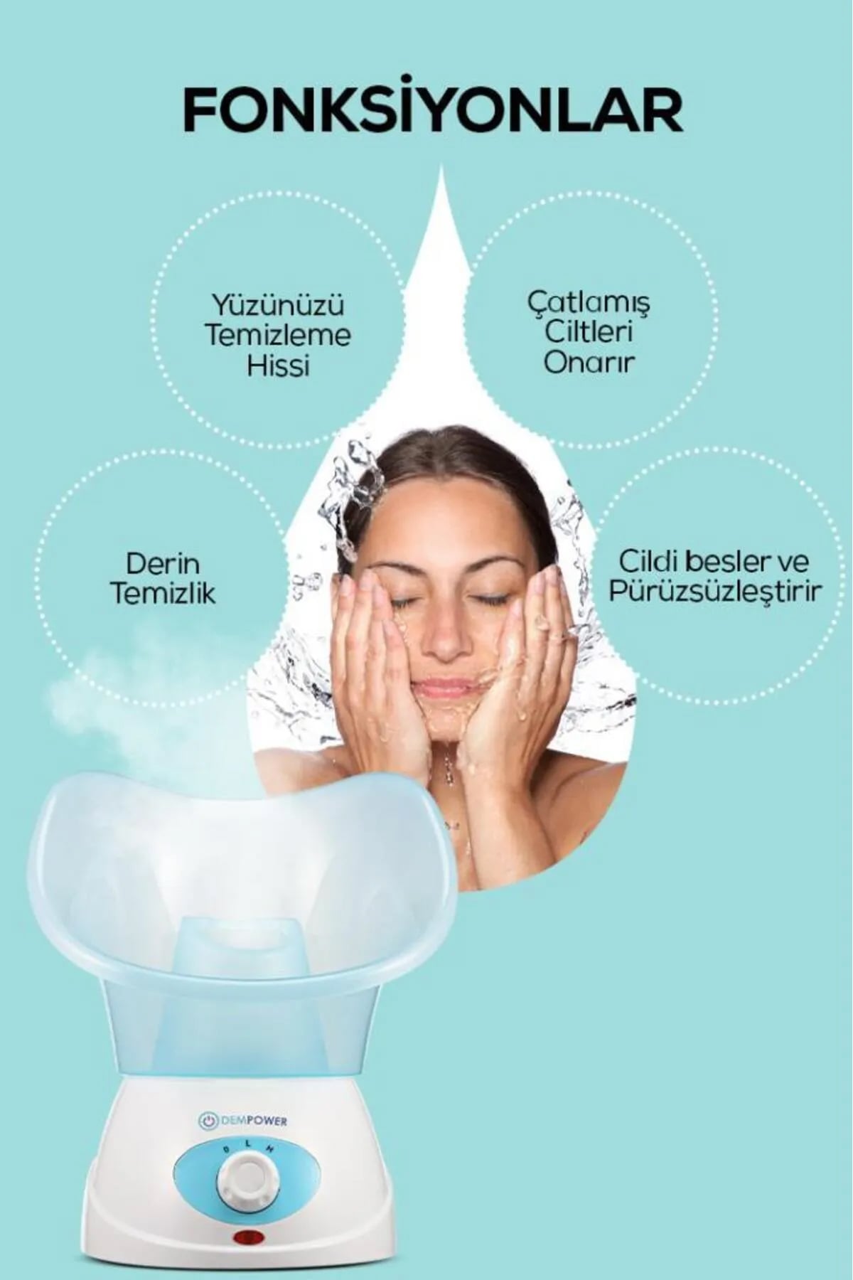 🌬️YÜZ BUHAR MAKİNESİ - dibidip 