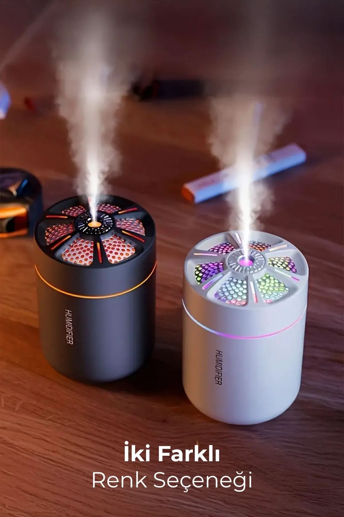 🌈YUVARLAK RGB BUHAR MAKİNESİ - dibidip