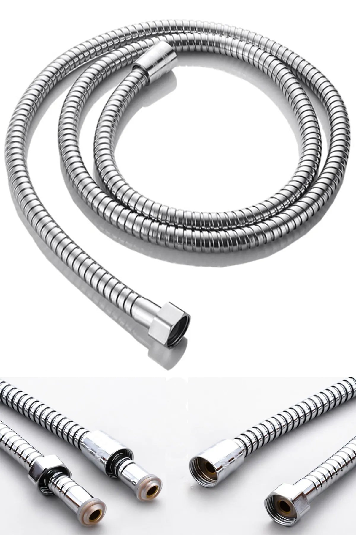 🚿METALİK HORTUM VE BAŞLIK TUTMA APARAT SETİ - dibidip 