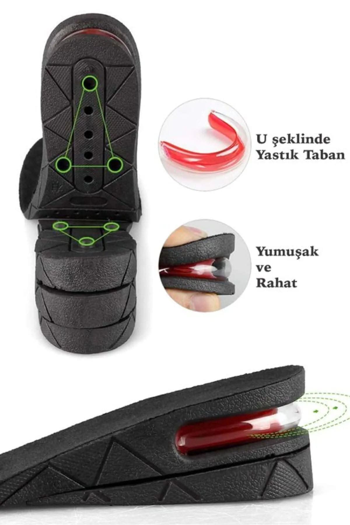 👟HAVA YASTIKLI TABANLIK 5 CM - dibidip