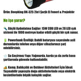 🔦DEEPKİNG ŞARJLI EL FENERİ - dibidip