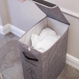 ALAS-05604 DERİLİ ÇAMAŞIR SEPETİ - dibidip 